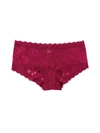 Hanky Panky Signature Lace V-kini In Dark Pomegranate