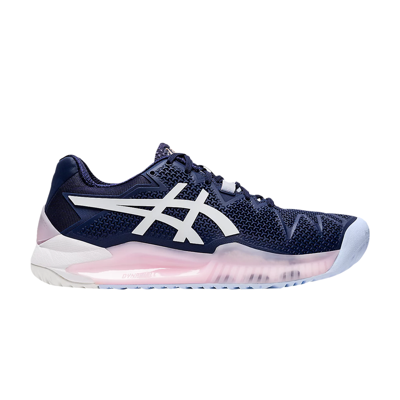 Pre-owned Asics Wmns Gel Resolution 8 'peacoat' In Blue