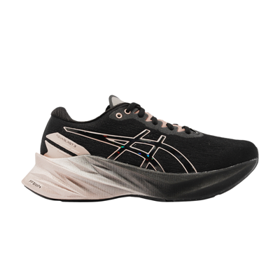 Pre-owned Asics Wmns Novablast 3 Platinum 'black Rose Gold'