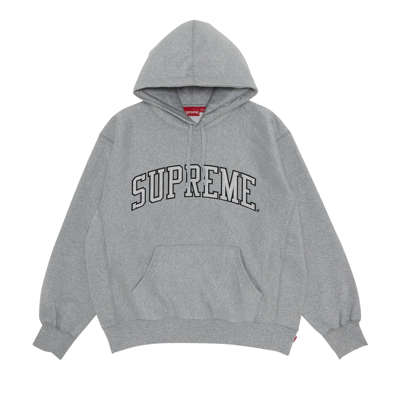 Pre-owned Supreme Glitter Arc Hooded Sweatshirt 'grey'