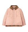 BURBERRY KIDS QUILTED JACKET (6-24 MONTHS)