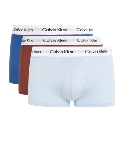 Calvin Klein Cotton Stretch Low-rise Trunks (pack Of 3) In Multi