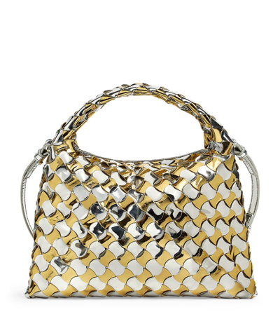 BOTTEGA VENETA MINI LEATHER HOP SHOULDER BAG