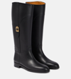 GUCCI LEATHER KNEE-HIGH BOOTS