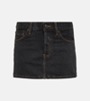 WARDdressing gown.NYC DENIM MINISKIRT