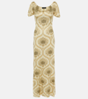 ETRO PRINTED PUFF-SLEEVE GOWN