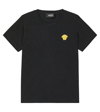 Versace Medusa Embroidery Short-sleeve T-shirt In Multicoloured