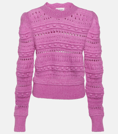 Marant Etoile Adler Alpaca Wool-blend Sweater In Pink