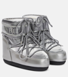 Moon Boot Icon Glance Low Snow Boots In Silver