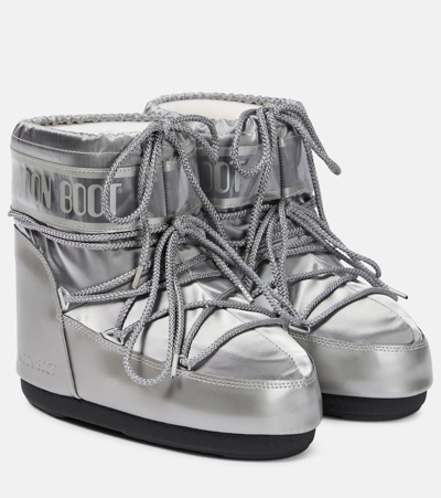 Moon Boot Icon Glance Low Snow Boots In Grey