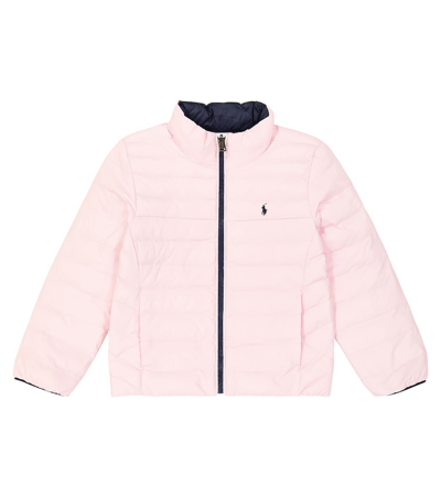 Polo Ralph Lauren Kids' P-layer 2 Reversible Puffer Jacket In Multicoloured