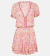 Poupette St Barth Bibi Floral Minidress In Multicoloured