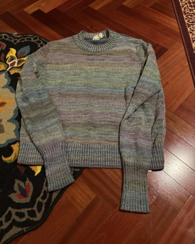 Pre-owned Acne Studios Grail  Electrical Gradient Blend Sweater In Multicolor