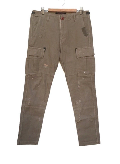 Pre-owned Farmers Market X Vintage Farmer's Market Casual Cargo Pants In Light Brown