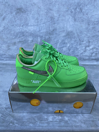 Pre-owned Nike X Off White Brooklyn Af1 Promo Sample Shoes In Green