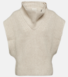 ISABEL MARANT LAOS WOOL AND CASHMERE jumper waistcoat