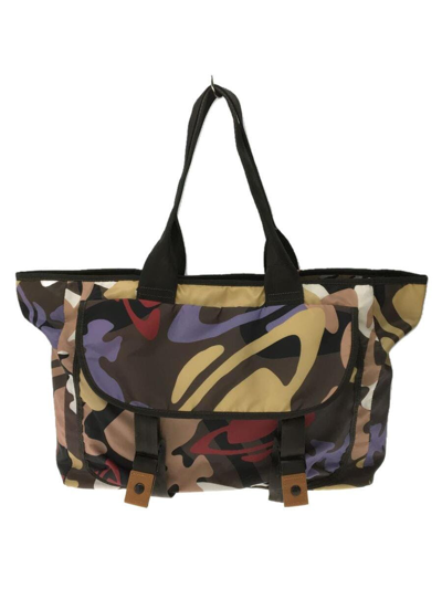 Pre-owned Vivienne Westwood Multi Orb Polyester Cargo Tote Bag In Multicolor