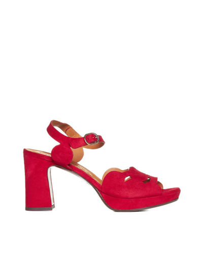 Chie Mihara Sandals In Ante Rojo
