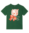 THE ANIMALS OBSERVATORY ROOSTER PRINTED COTTON T-SHIRT