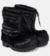 BALENCIAGA ALASKA FAUX FUR SNOW BOOTS