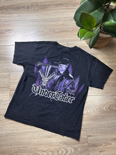 Pre-owned Band Tees X Vintage Wwe Undertaker T-shirt In Black