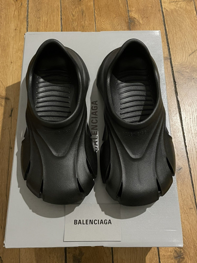 Pre-owned Balenciaga Mule Shoes In Black