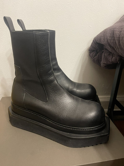 Pre-owned Rick Owens Beatle Turbo Cyclops Boots Og Pair In