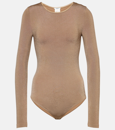 Wolford Berlin Bodysuit In Brown