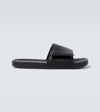Givenchy Slide Scratch Flat Sandal In Black