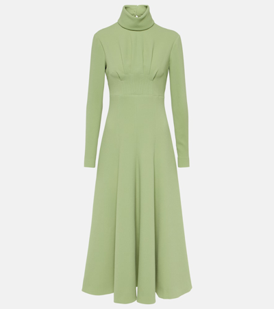 Emilia Wickstead Oakley Midi Dress In Green