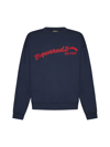 Dsquared2 Logo-print Cotton Sweatshirt In Blue