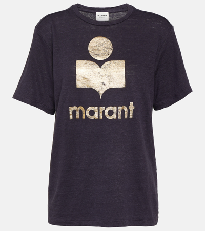 Marant Etoile Zewel Logo T-shirt In Blue