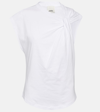 Isabel Marant Nayda Cotton Jersey T-shirt In White