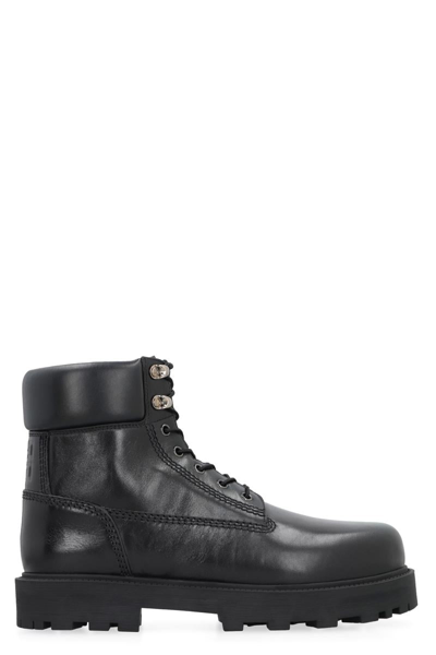 GIVENCHY GIVENCHY SHOW LEATHER ANKLE BOOTS