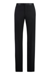 Givenchy Men's Tailored Wool Trousers In Black