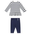 Polo Ralph Lauren Baby Set Aus Longsleeve Und Leggings In Blue