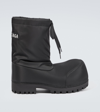 Balenciaga Logo Patch Alaska Ankle Boots In Black