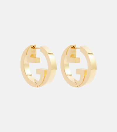 Gucci Blondie Hoop Earrings In Gold