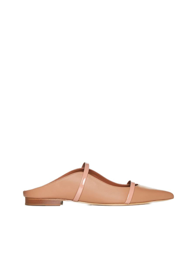 Malone Souliers Maureen Leather Flats In Pink