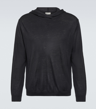 Le Kasha Madrid Cashmere Hoodie In Black