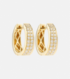 Anita Ko Meryl Small 18kt Gold Huggie Earrings With Diamonds In Gold