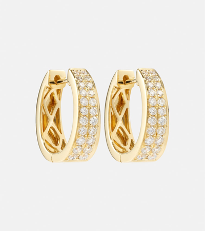 Anita Ko Meryl Small 18kt Gold Huggie Earrings With Diamonds