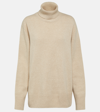 THE ROW STEPNY WOOL AND CASHMERE TURTLENECK SWEATER