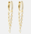 ANITA KO SIENNA 18KT GOLD HOOP EARRINGS WITH DIAMONDS