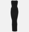 Wolford Fatal Strapless Stretch-jersey Maxi Dress In Black