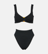 Hunza G Nadine Bikini Set In Black
