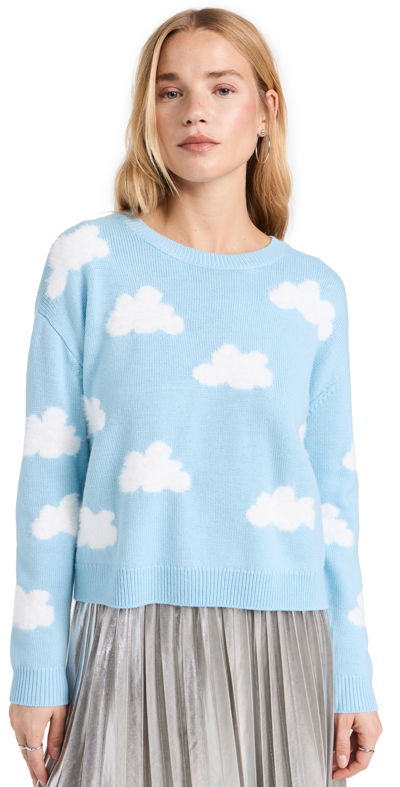 Alice And Olivia Gleeson Cloud Pullover In White