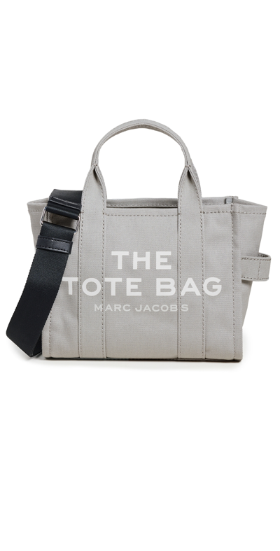 MARC JACOBS THE SMALL TRAVELER TOTE WOLF GREY
