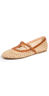 ANCIENT GREEK SANDALS AERATI BALLET FLATS NATURAL