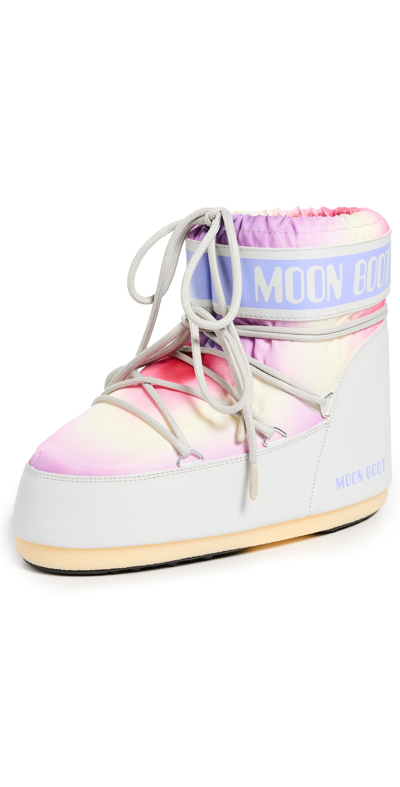 Moon Boot Icon Low Tie Dye Boots Glacier Grey